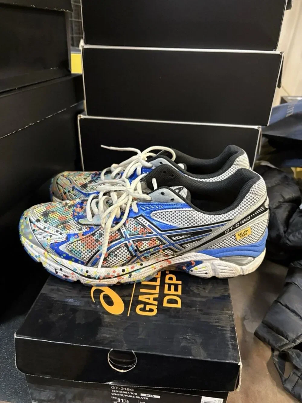 WORN Mens Asics GT-2160 Gallery Dept. ComplexCon 1201A987-100 Size 11.5 WITH BOX